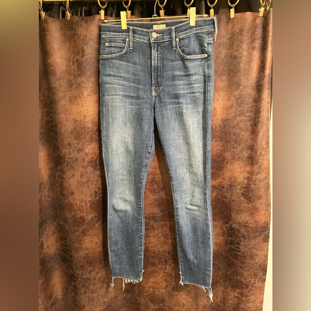 MOTHER The Stunner Zip Two Step Fray size 28